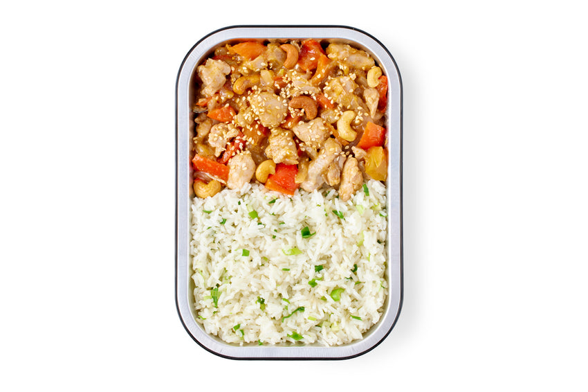 Ginger chicken met basmatirijst
