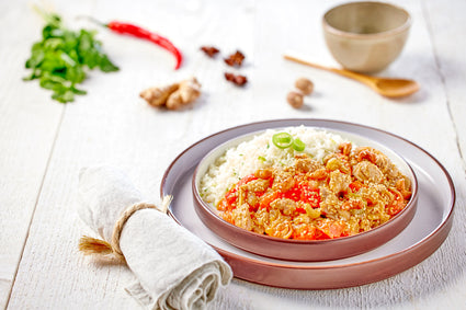 Ginger chicken met basmatirijst